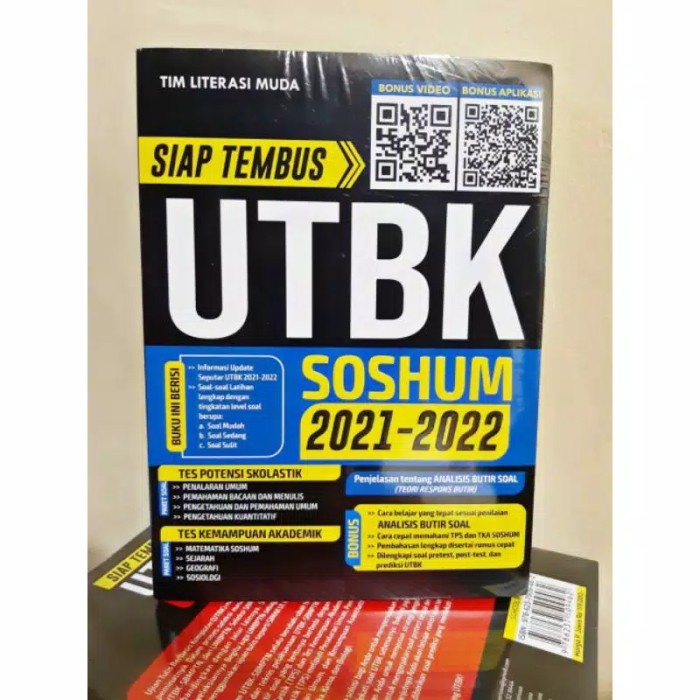 

❤BISA COD❤ BUKU SIAP TEMBUS UTBK SOSHUM 2021-2022 TPS+TKA By Charissa publisher