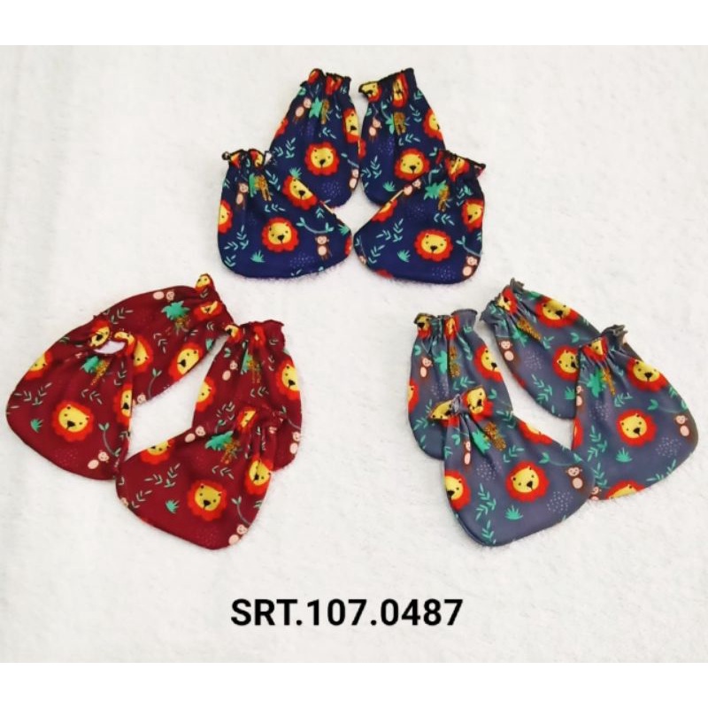 3Pcs baju bayi 0-3m NASUKA katun halus SNI Baju bayi Newborn Premium Pakaian Bayi Baru Lahir-3pc singa SRT