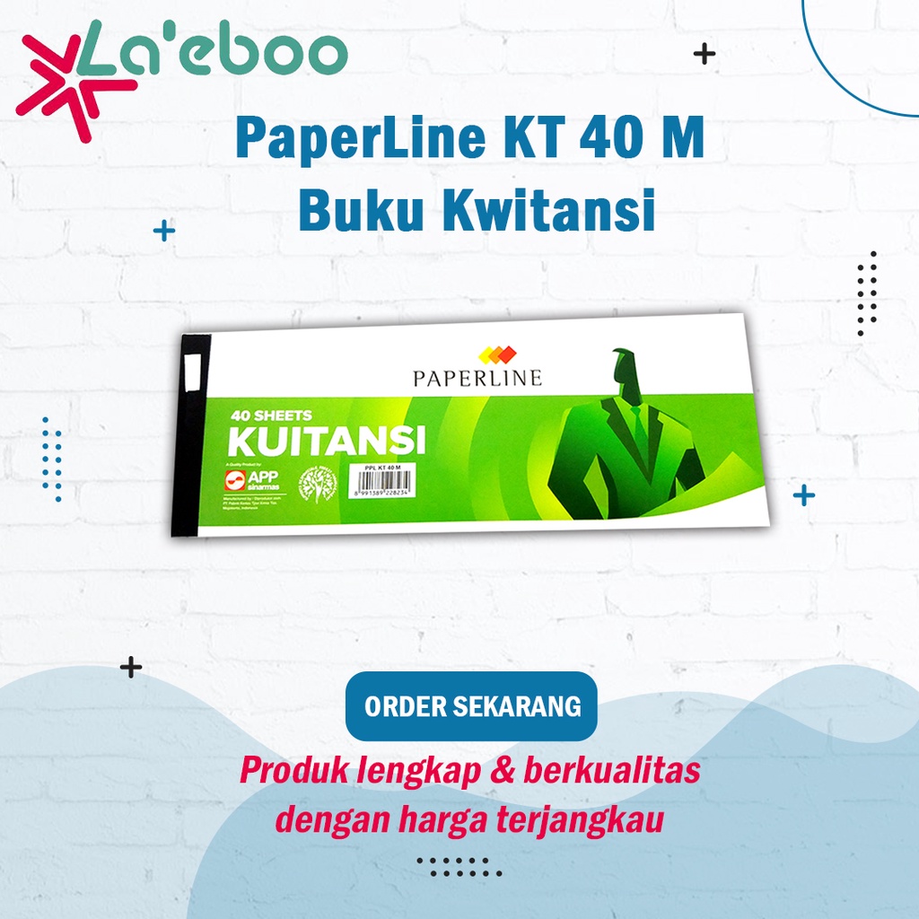 

Buku Kuintansi | PaperLine KT 40 M Kwintansi