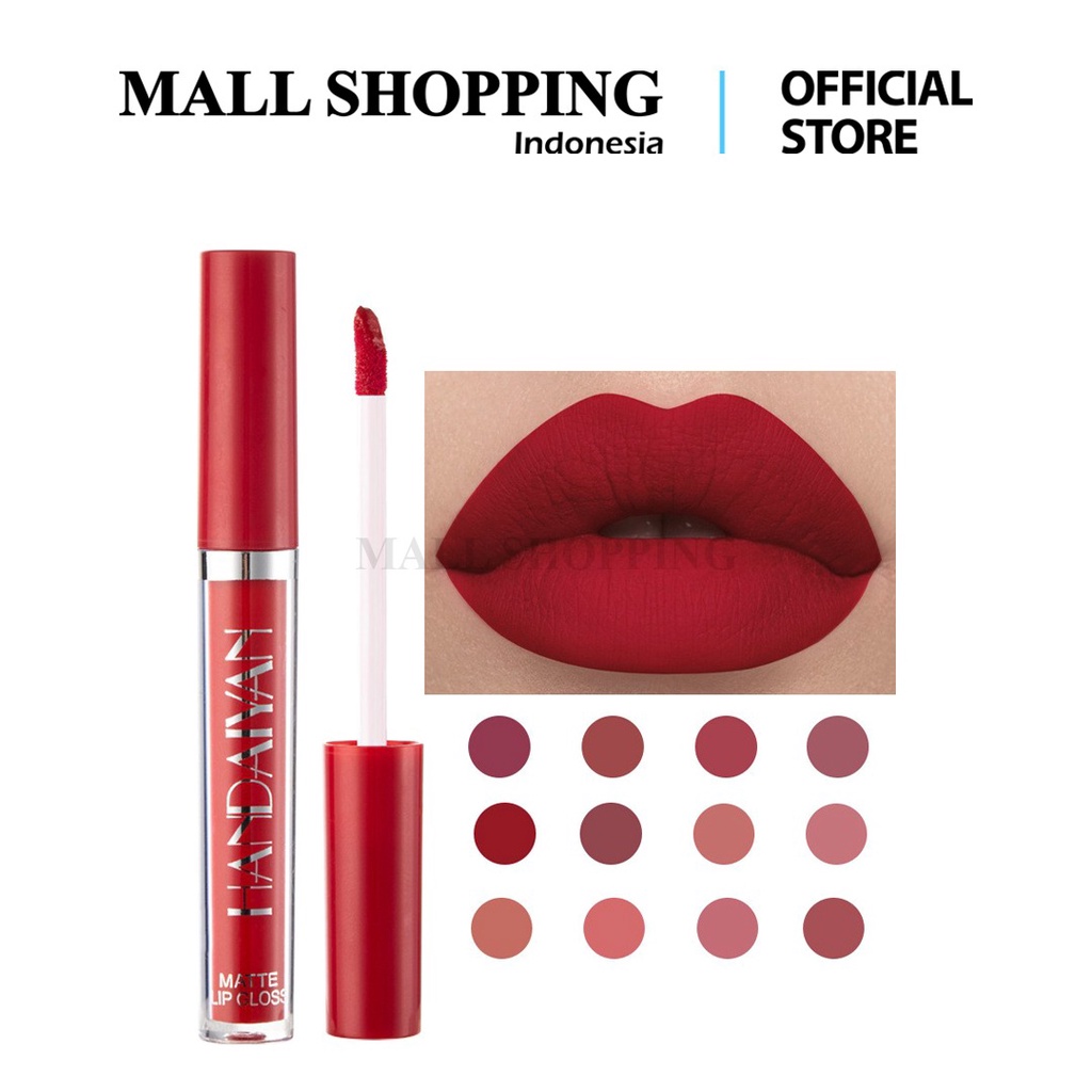 Matte Liquid Lipstick Long Lasting Wear Non-Stick Cup Not Fade Waterproof Lip Gloss MALLSHOP