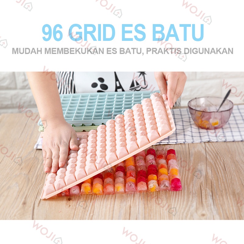 Cetakan Es Batu Diamond 96 Kotak Kubus Grid Jelly Agar Ice Cube Tray