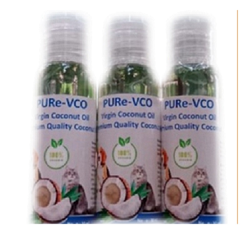 obat jamur kucing vco - PURE VCO 30ml - minyak kelapa murni - obat membasmi jamur kucing anjing kelinci harga grosir