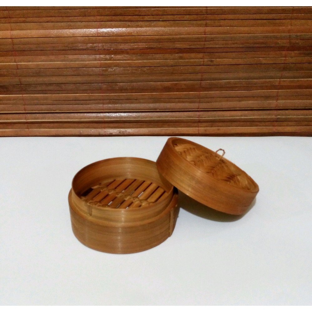 Jual kukusan bakpau  siomay dimsum   klakat bambu D13cm