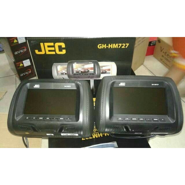 Jual headrest monitor mobil avanza/xenia rush innova fortuner Shopee