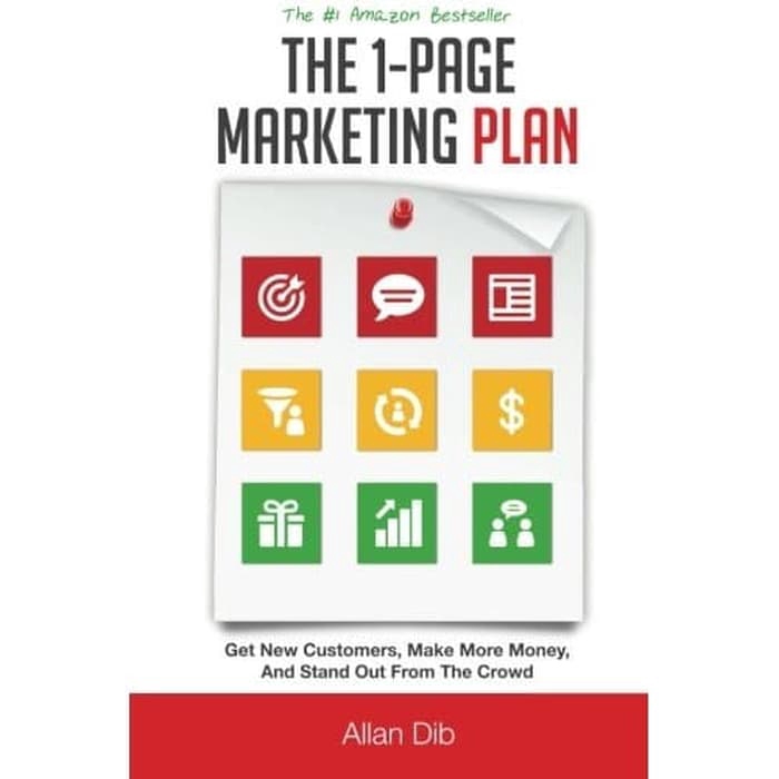 

Buku The 1-Page Marketing Plan Get New Customers, Make More Money - HARD COVER