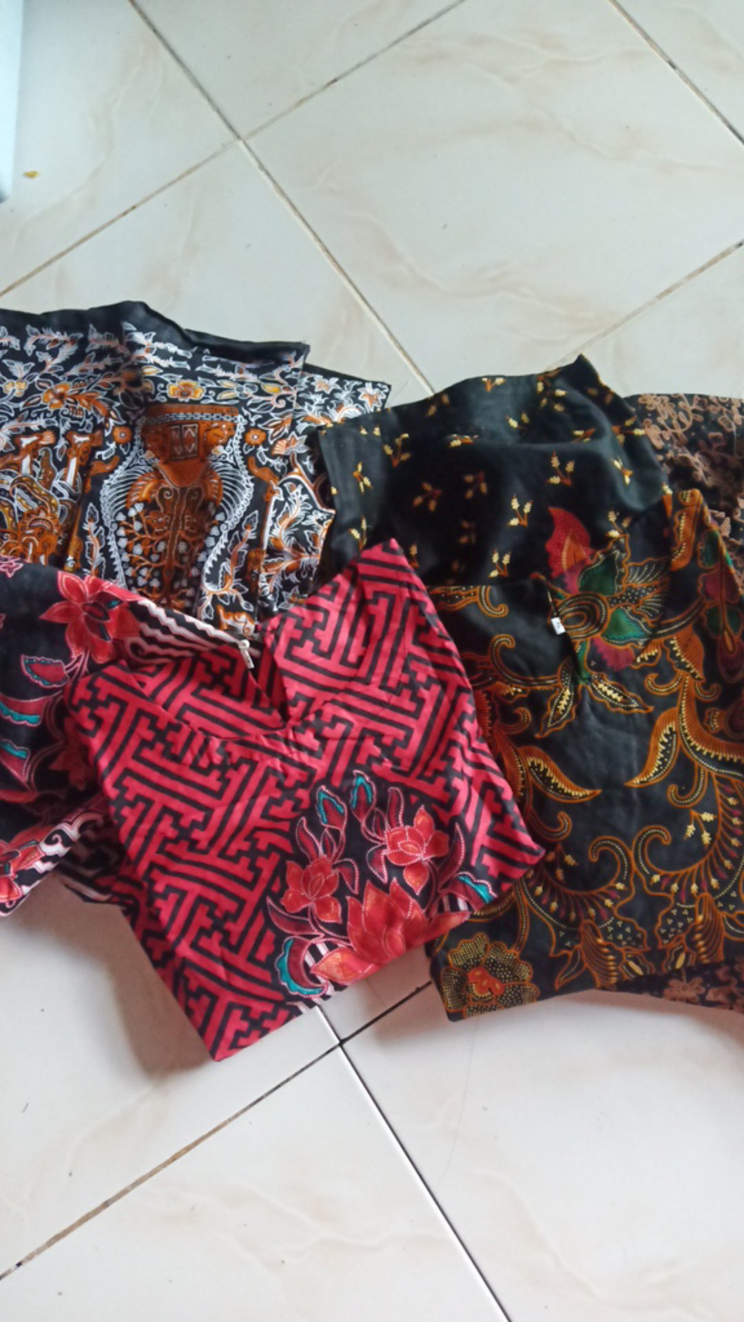 Terlaris Serut Genes Jelita Tunic Tunik Batik Modern Wanita