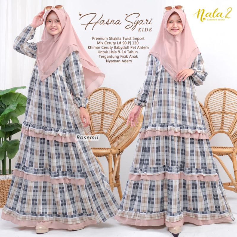 Hasna Syar'i Kids By ORI Nala fashion hijab