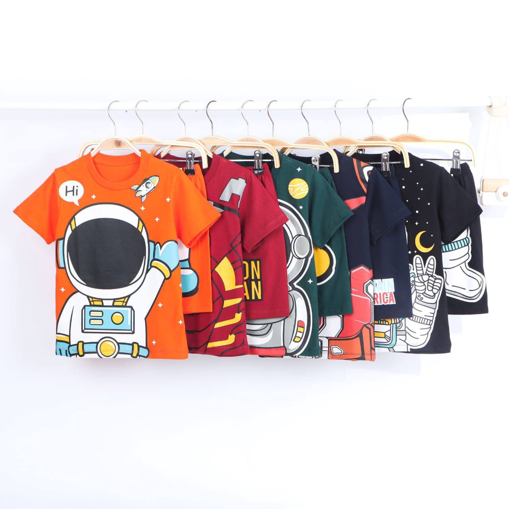 Setelan anak Mix Superhero Astronot by Silver kids