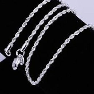 Kalung titanium 100% anti luntur/ anti karat model tambang