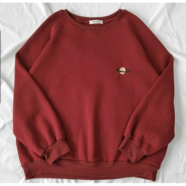 SWEATER SATURNUS - SWEATER WANITA - SWEATER MURAH - ONE SIE FIT TO L