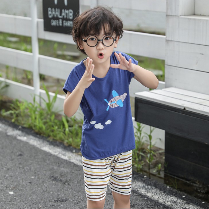 babyfit SUPER PRICE setelan XHM-3 baju anak oblong celana pendek santai import 1027-rp