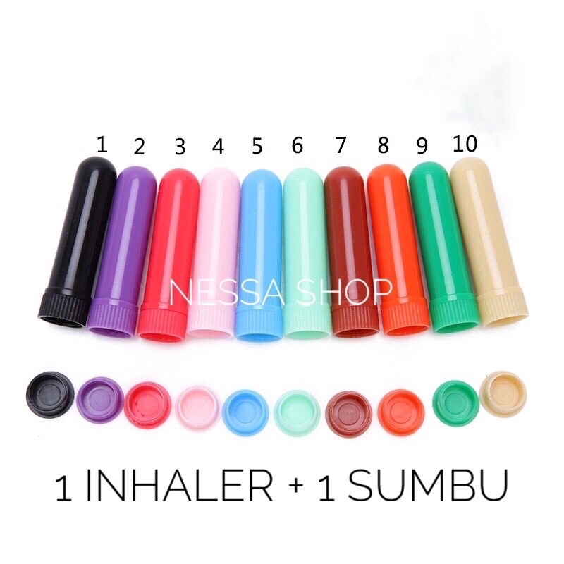 WADAH INHALER KOSONG (lengkap dengan sumbu)