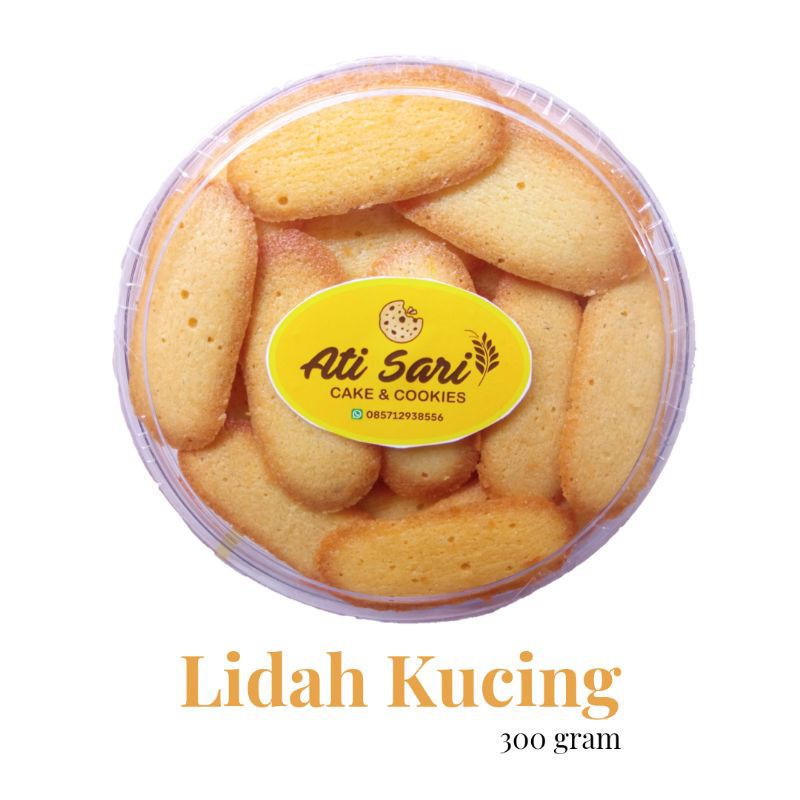 

Kue Kering Lidah Kucing Ati Sari Lebaran Idul Fitri