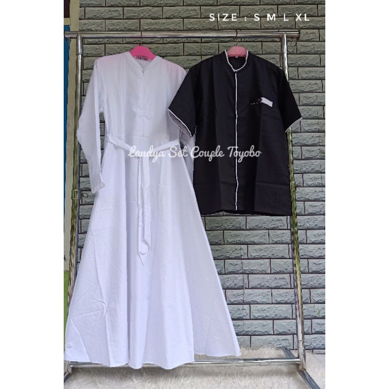 Gamis Toyobo Polos Couple Dewasa