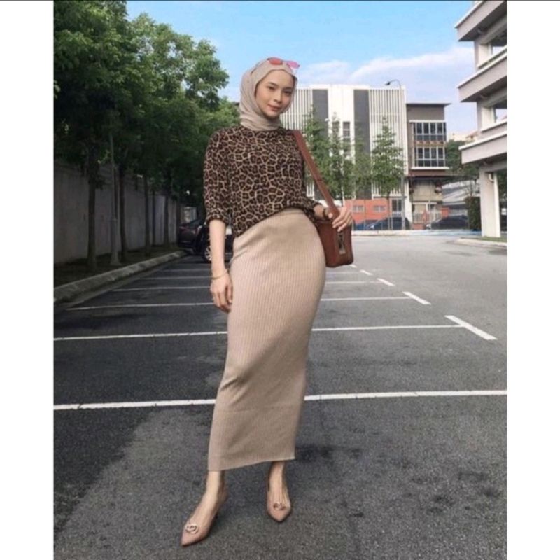 (COD) ROK SPAN KNIT KOREA STYLE ALLSIZE STANDAR