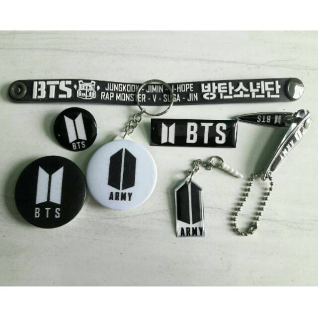 Paket aksesoris bts army kpop