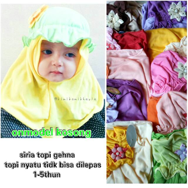  JILBAB  ANAK  SIRIA TOPI  GHENA JILBAB  INSTAN Shopee 