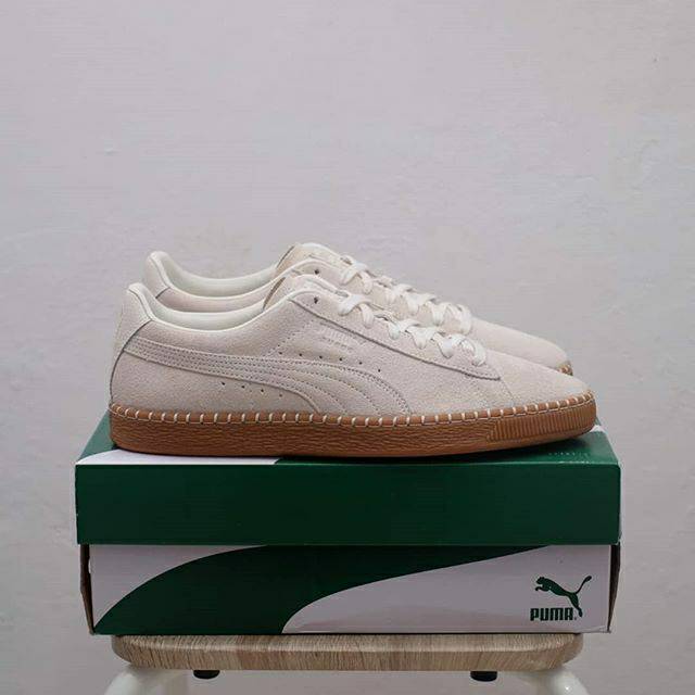 Puma Suede Classic Blanke Sticth White Gum