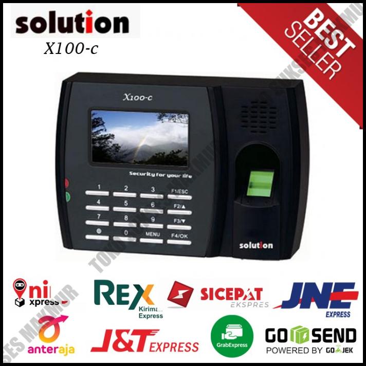 Solution X100C Mesin Absensi Finger Print