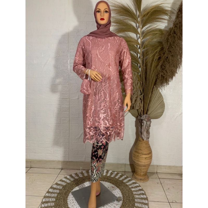 ( C O D ) SET KEBAYA TUNIK / Kebaya Melayu / Kebaya Modern / Kebaya kurung / Kebaya Brokat / Kebaya