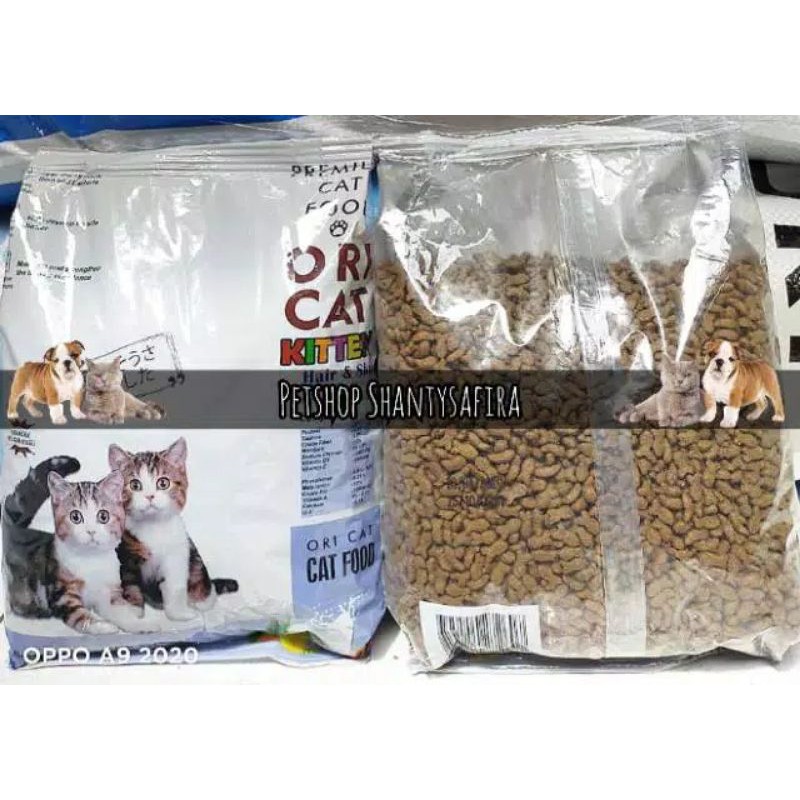 MAKANAN KUCING ORI CAT ORICAT KITTEN HAIR SKIN 800 GR FRESHPACK