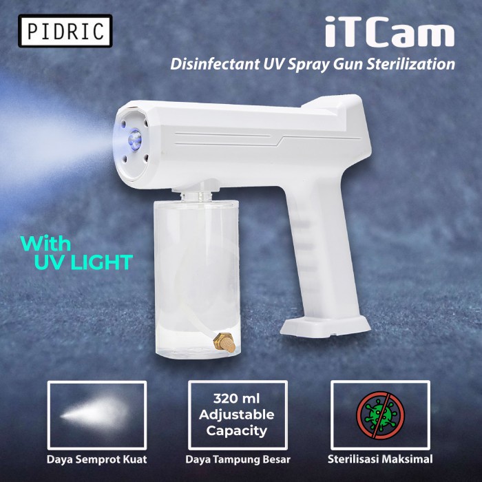 Nano UV Spray Gun Disinfektan Portable / Wireless