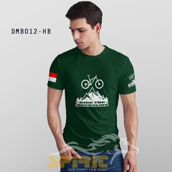 Kaos Pria Gunung Sepeda Gowes Kaos Sepeda Thrill Pria Mtb Jumbo - XS