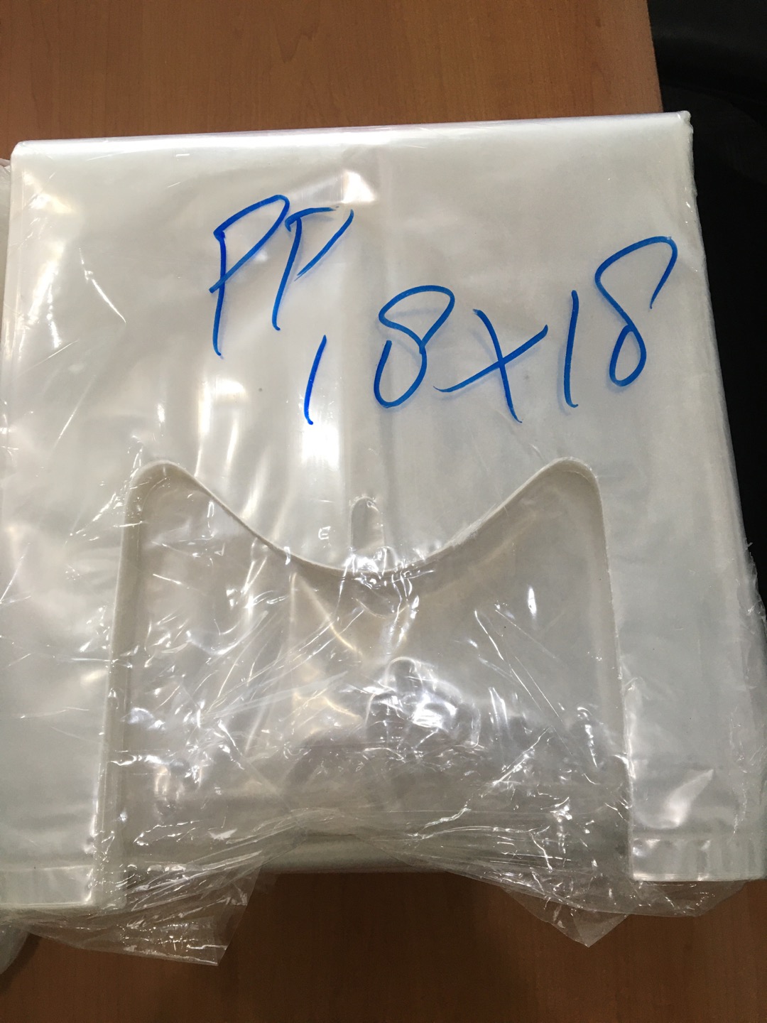 Kresek Pp Alas 18x18 Bening Tebal