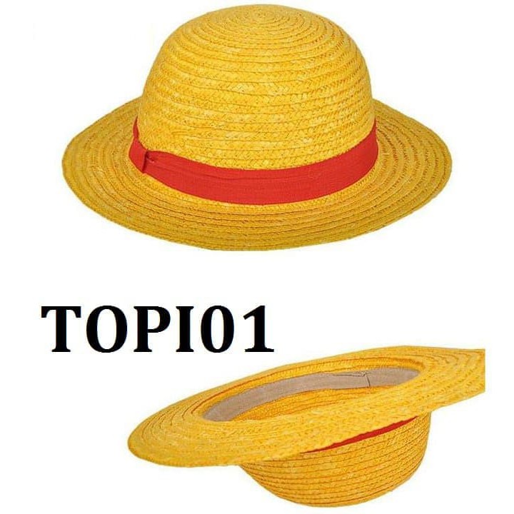 Topi cosplay one piece Luffy-topi jerami/mugiwara (spade anime)