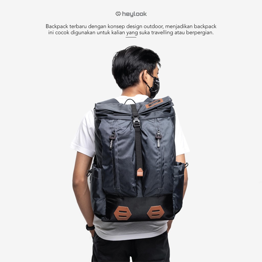 [BISA COD] Tas Ransel Outdoor Kasual Waterproof Kuliah Kerja Gaya Terbaru Murah Size Besar Kokoh