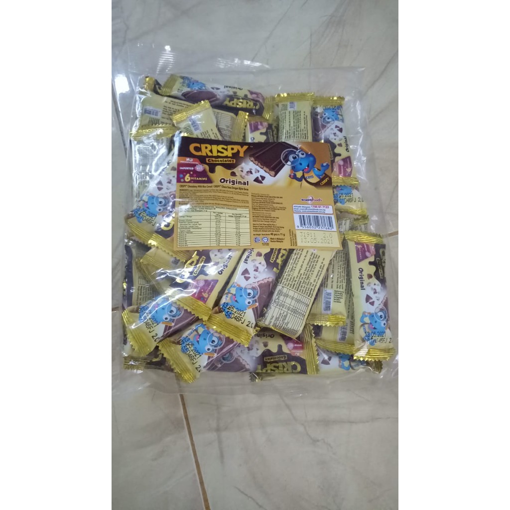 

Crispy Cokelat Malaysia (Isi 40) Murah