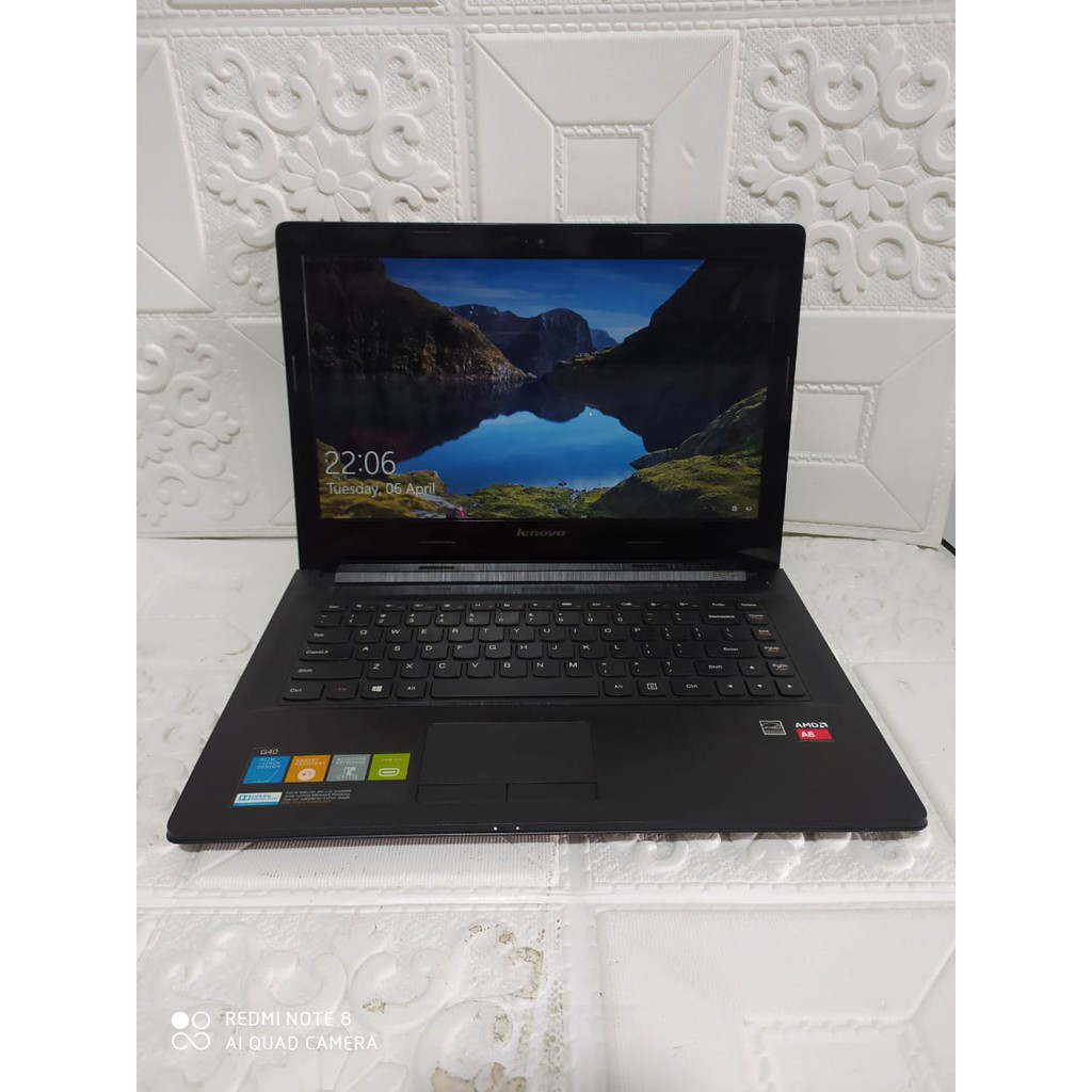LENOVO G40-45 Black AMD A6-6310 RAM4GB HDD500GB W10 Second