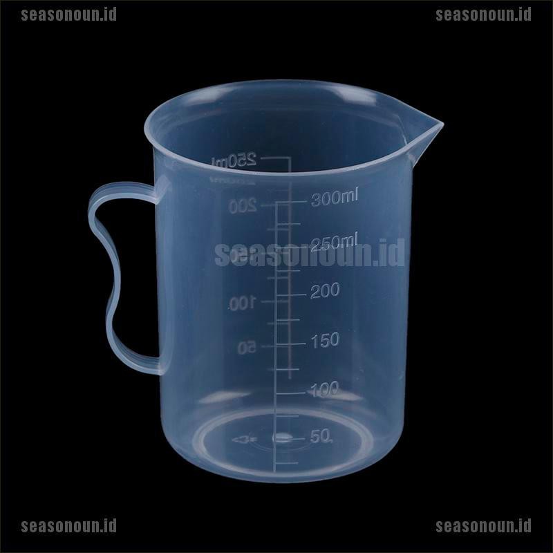 (Sea) Gelas Ukur 250ml Bahan Plastik Untuk Dapur