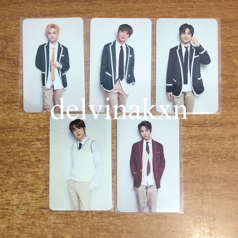 Benefit Photocard Yuzhiyu Back To School 2019 NCT DREAM (Haechan, Renjun, Jisung, Chenle)
