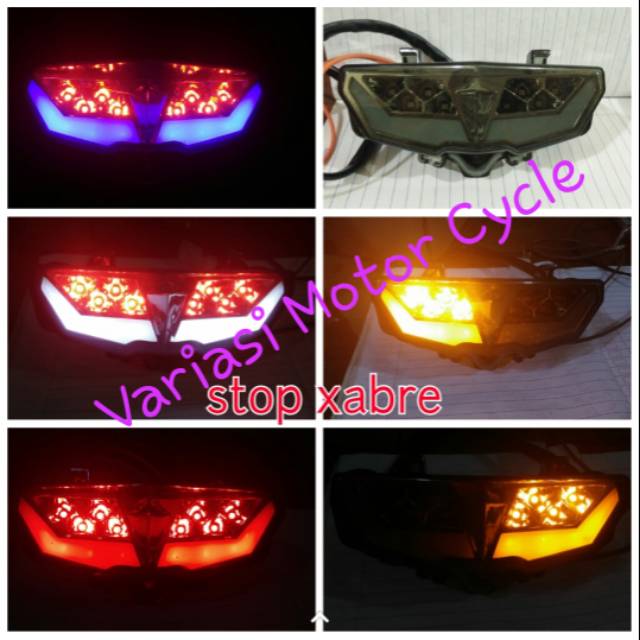 stoplamp led Xabre / Vixion new R 2017 / lampu stop lamp Xabre Vixion
