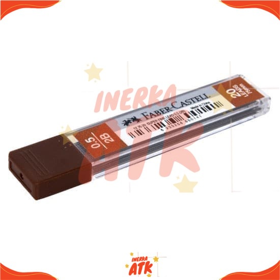 

Isi Pensil Mekanik 2B Faber-Castell Super Fine (0.5 x 75 mm) Isi 20pcs Eceran Grosiran Murah