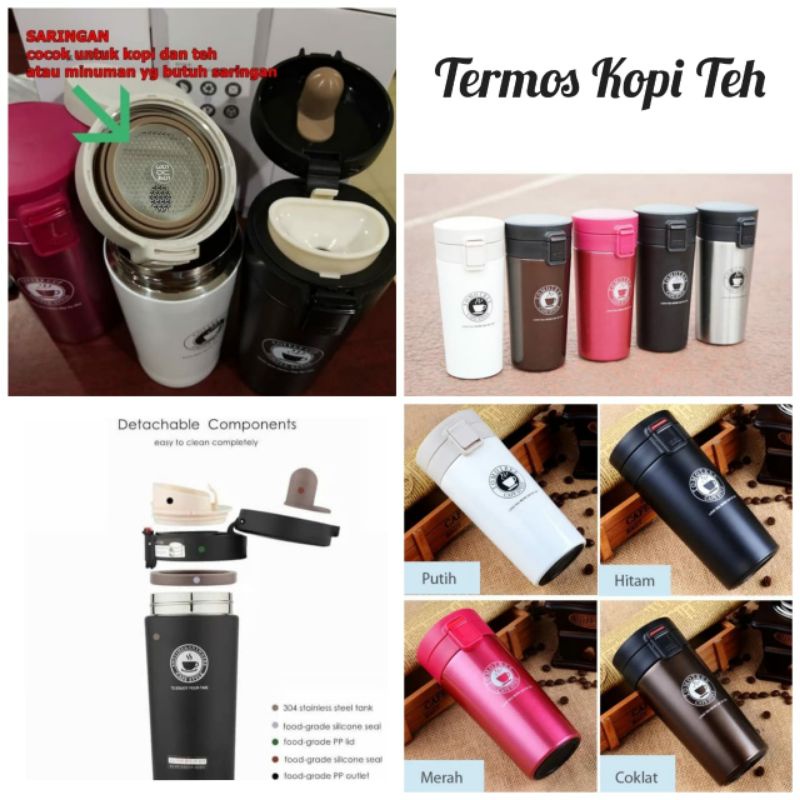 Termos Kopi/Travel Mug Coffee Tahan Panas