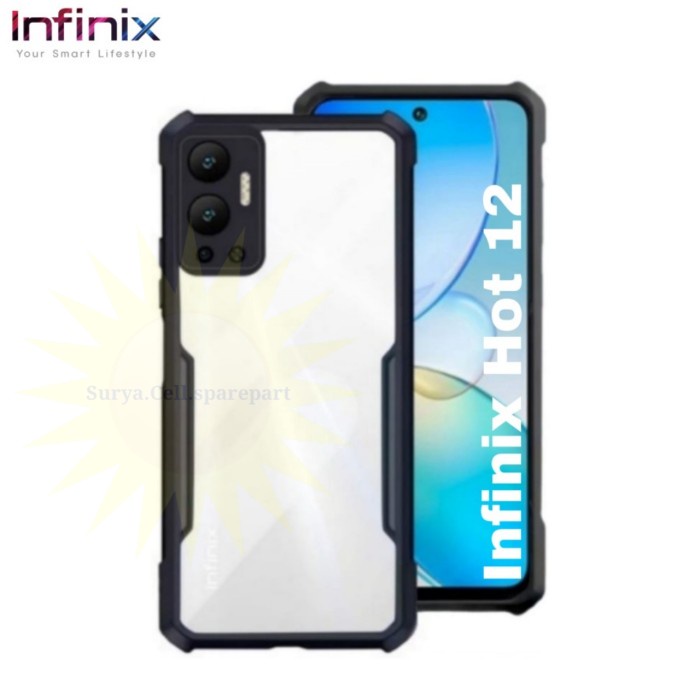 Case Clear Infinix Hot 12 - Softcase Shockproof Infinix Hot 12