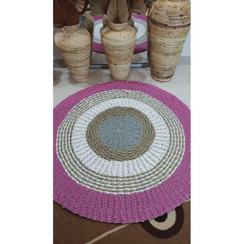 RUG/KARPET SEAGRASS MENDONG DIA 120CM