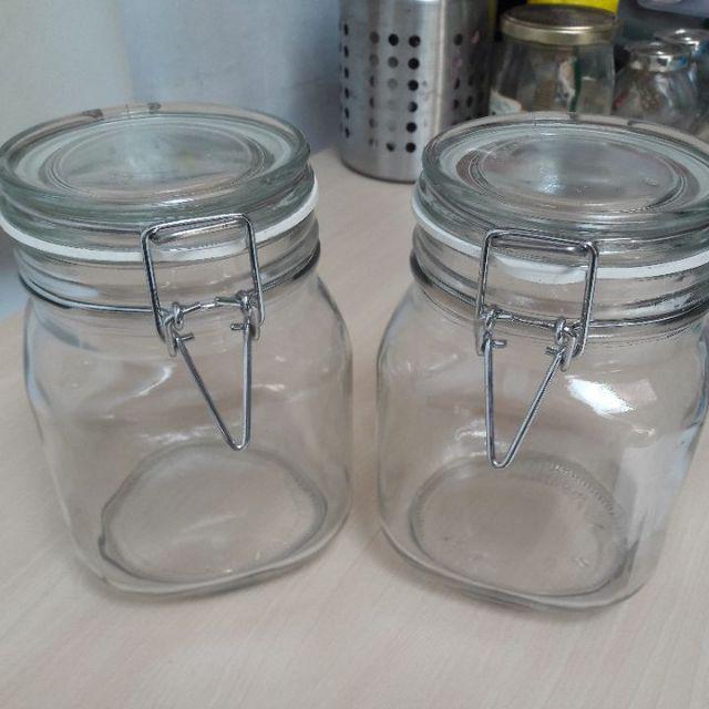 Toples Jar Kaca Hermetico 1000 Ml 1 L