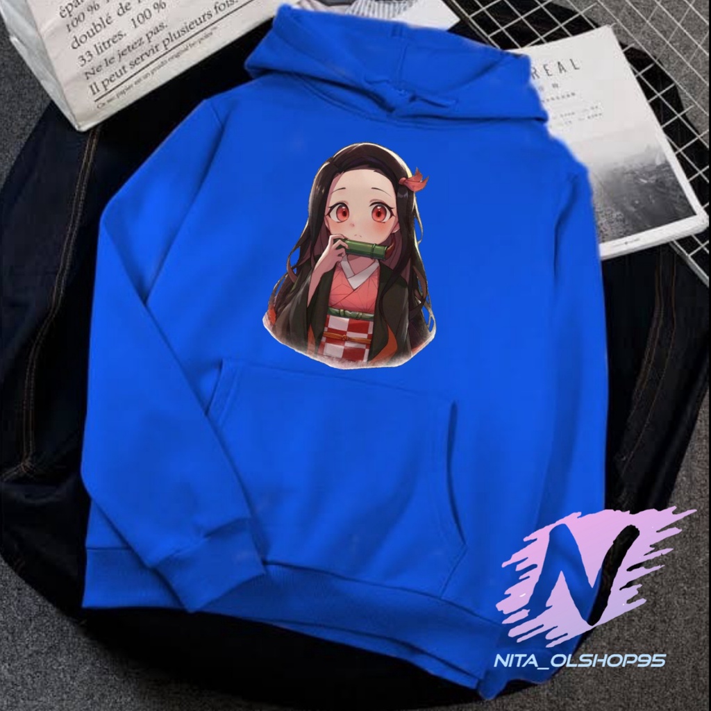 SWEATER NEZUKO HOODIE ANAK ANIME NEZUKO