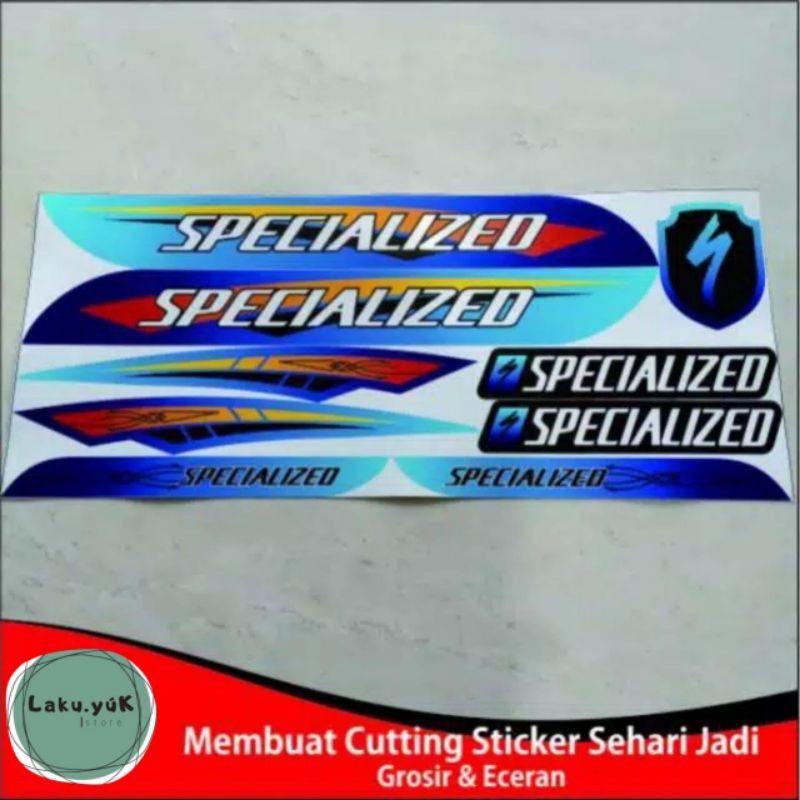 Frame Sticker Decal Sepeda SPECIALIZED