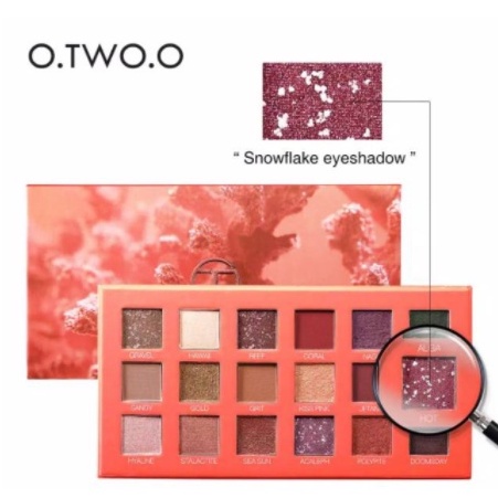 O TWO O Palet Eyeshadow Isi 18 Warna Glitter DJ 9995