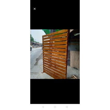 partisi penyekat ruangan rumah kayu jati Belanda