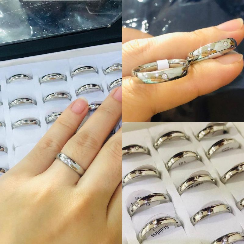 CINCIN MATA TUNANGAN PERNIKAHAN SILVER GOLD