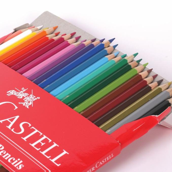 

pensil warna faber castell 24