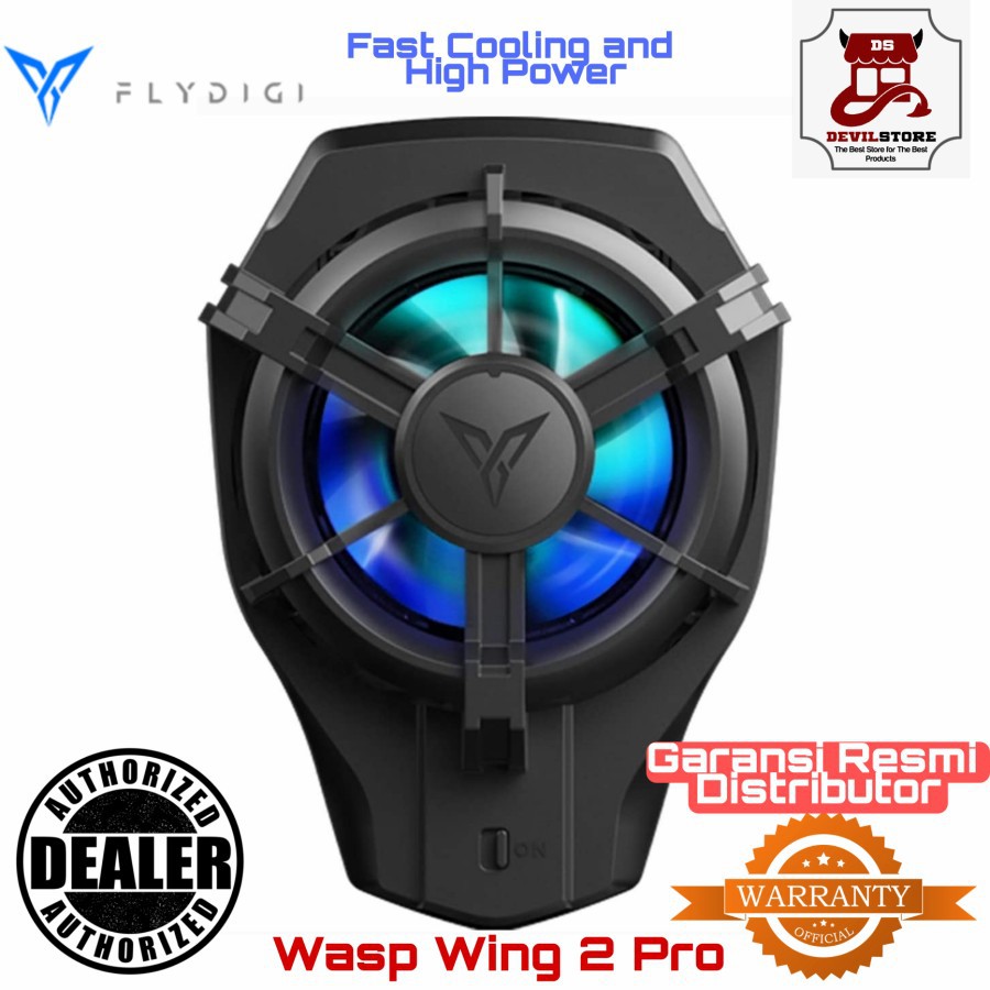 Flydigi Wasp Wing 2 Pro Super Fast Fan Cooling For Gaming Phone cooler