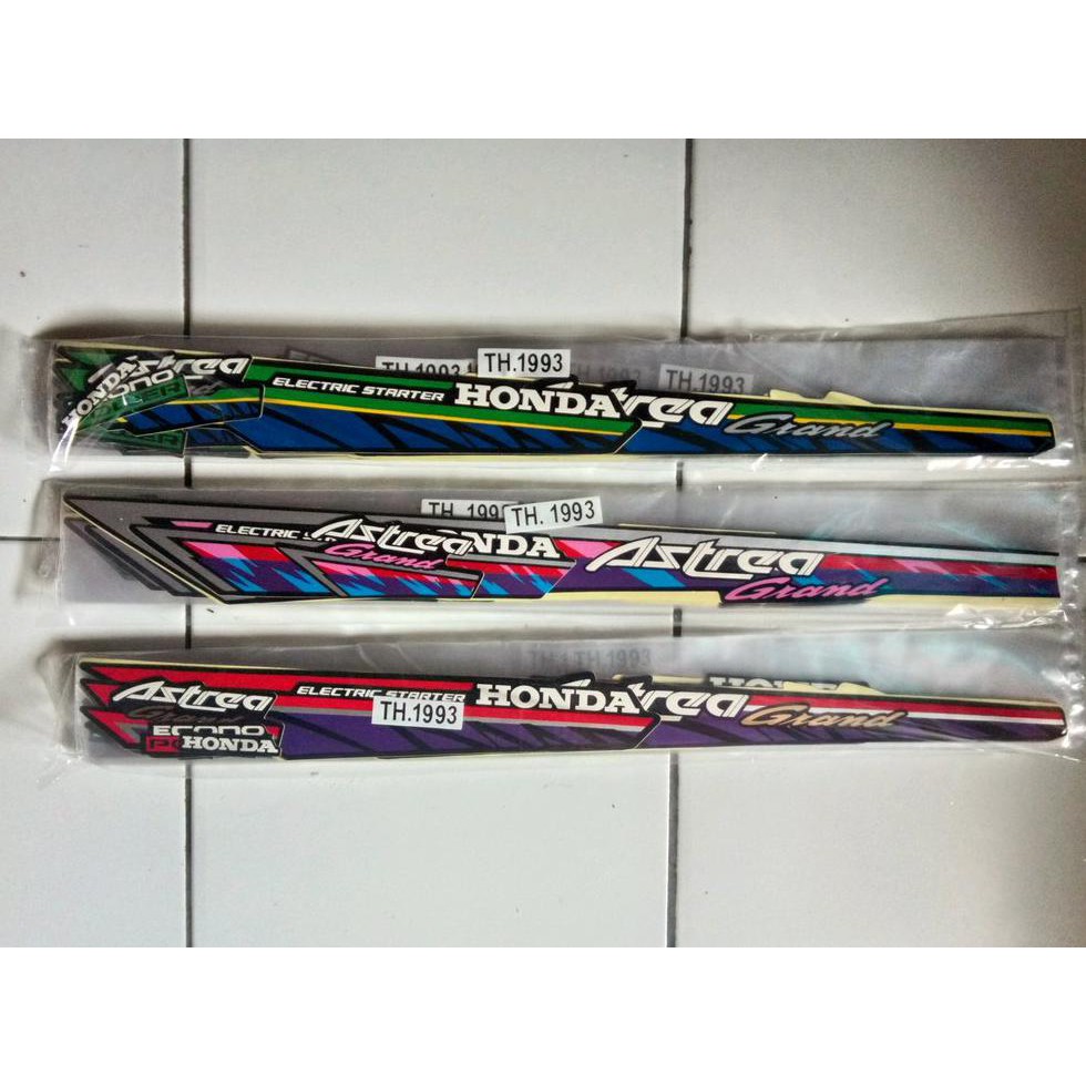 Aksesoris Striping Sticker Lis Motor Honda Astrea Grand Bulus Th. 93