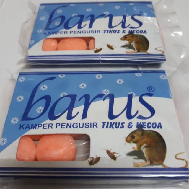 Kamper BARUS Pengusir Tikus dan Kecoa isi 12 butir