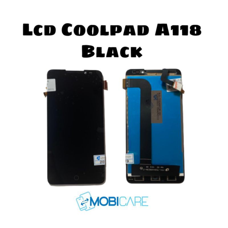 MOBICARE.ID LCD COOLPAD A118 BLACK ORIGINAL